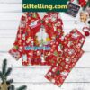 Frosty The Snowman Merry Christmas Pajamas Set, holiday-themed pajamas with a snowman design