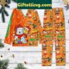 Garfield Christmas Pajamas Set for product image showing design and team colors