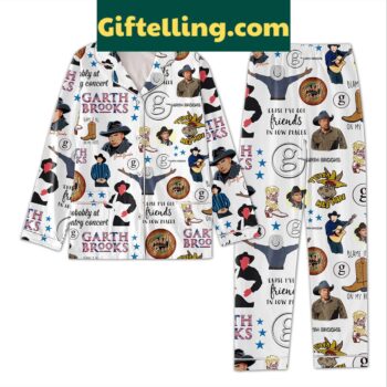 Garth Brooks Because I've Got Friends In Low Places Pajamas Set