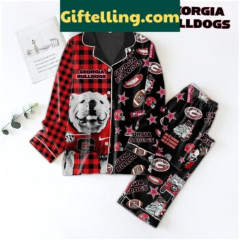 Georgia Bulldogs 2024 Go Dawgs Love Polyester Pajamas Set