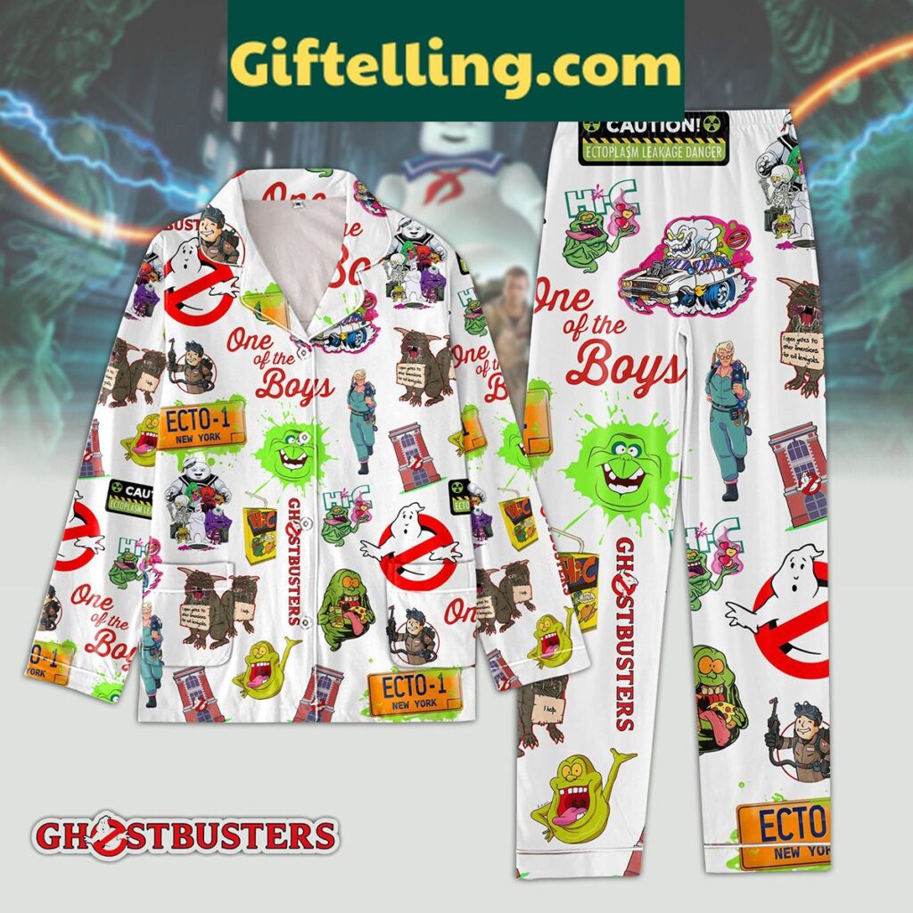 Ghostbusters One Of The Boys Polyester Pajamas Set