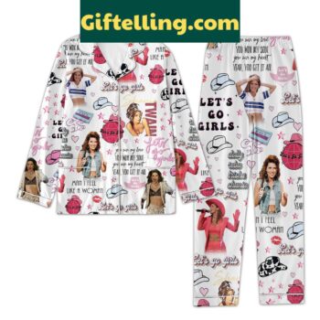 Girls Country Music Polyester Pajamas Set