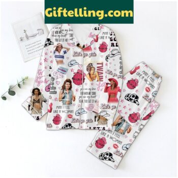 Girls Country Music Polyester Pajamas Set