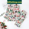 Grateful Dead Christmas Pajamas Set - Little Hippie Time's A Coming