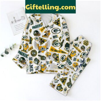 Green Bay Packers Go Pack Go Pajamas Set