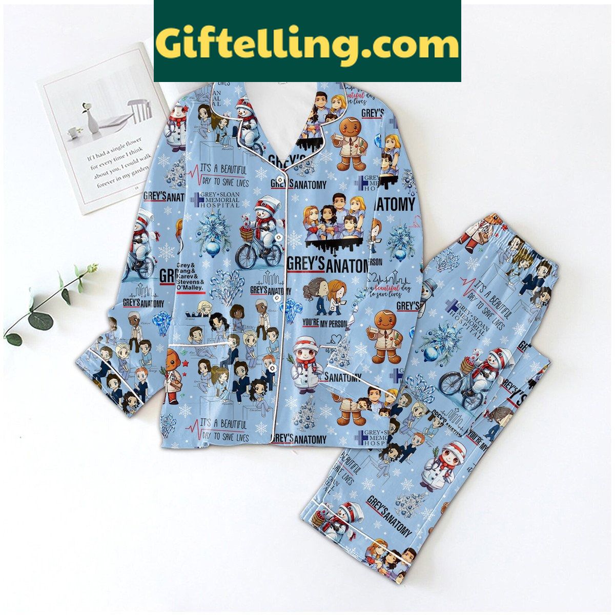 greys-anatomy-youre-my-person-pajamas-set-for-women-soft-sleepwear-1 Grey's Anatomy You're My Person Pajamas Set for Women