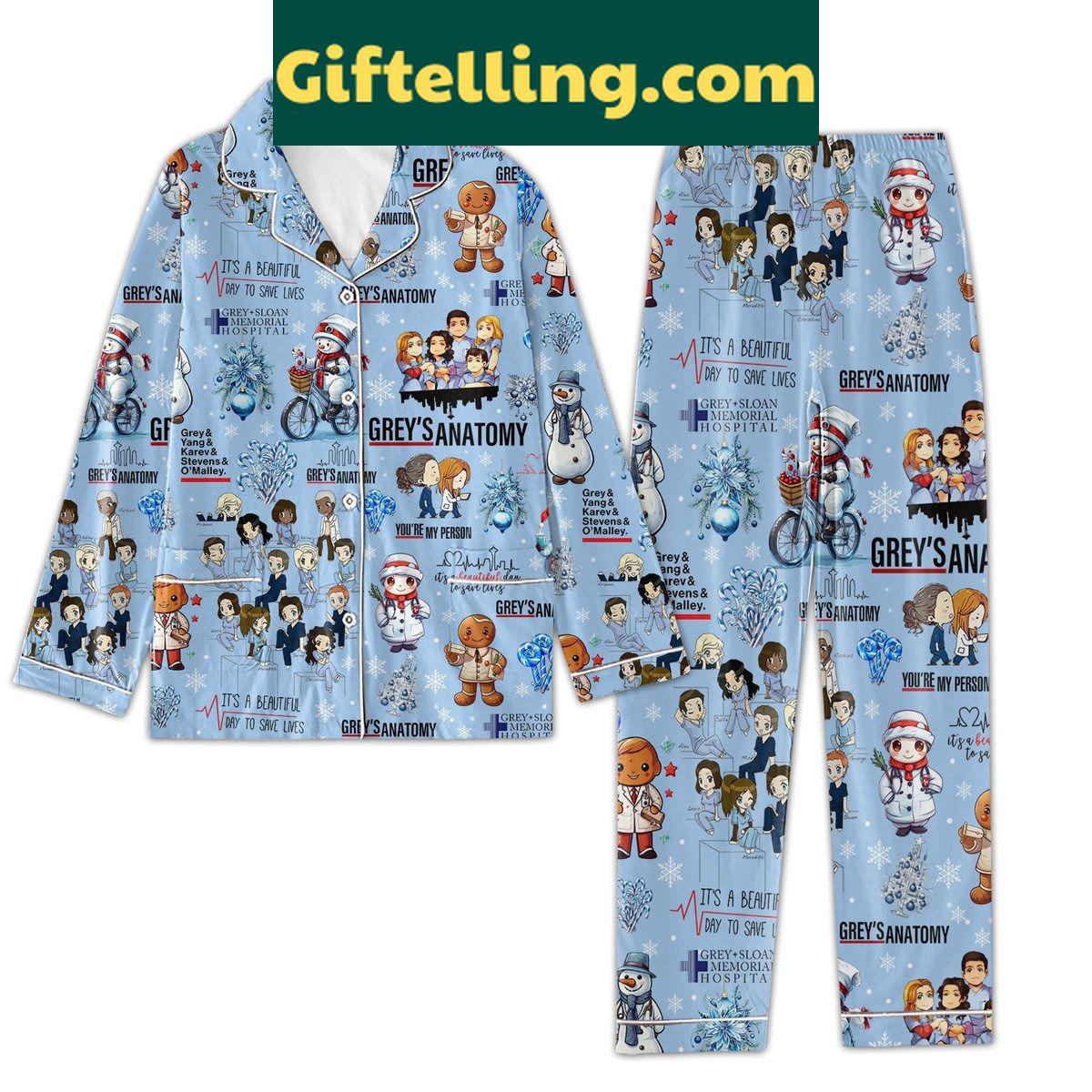 greys-anatomy-youre-my-person-pajamas-set-for-women-soft-sleepwear-2 Grey's Anatomy You're My Person Pajamas Set for Women