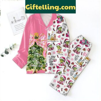 Grinch O Come Let Us product image showing design and team colors