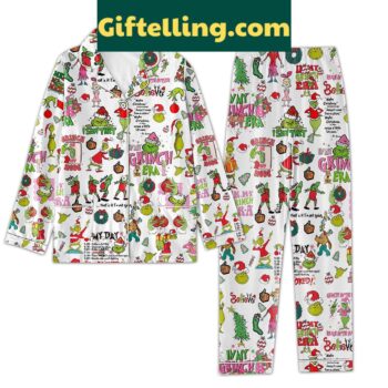 Grinchmas Pajamas Set for Christmas Holiday