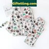 Griswold Family Christmas Pajamas Set with red and green stripes, inspired by National Lampoon's Christmas Vacation