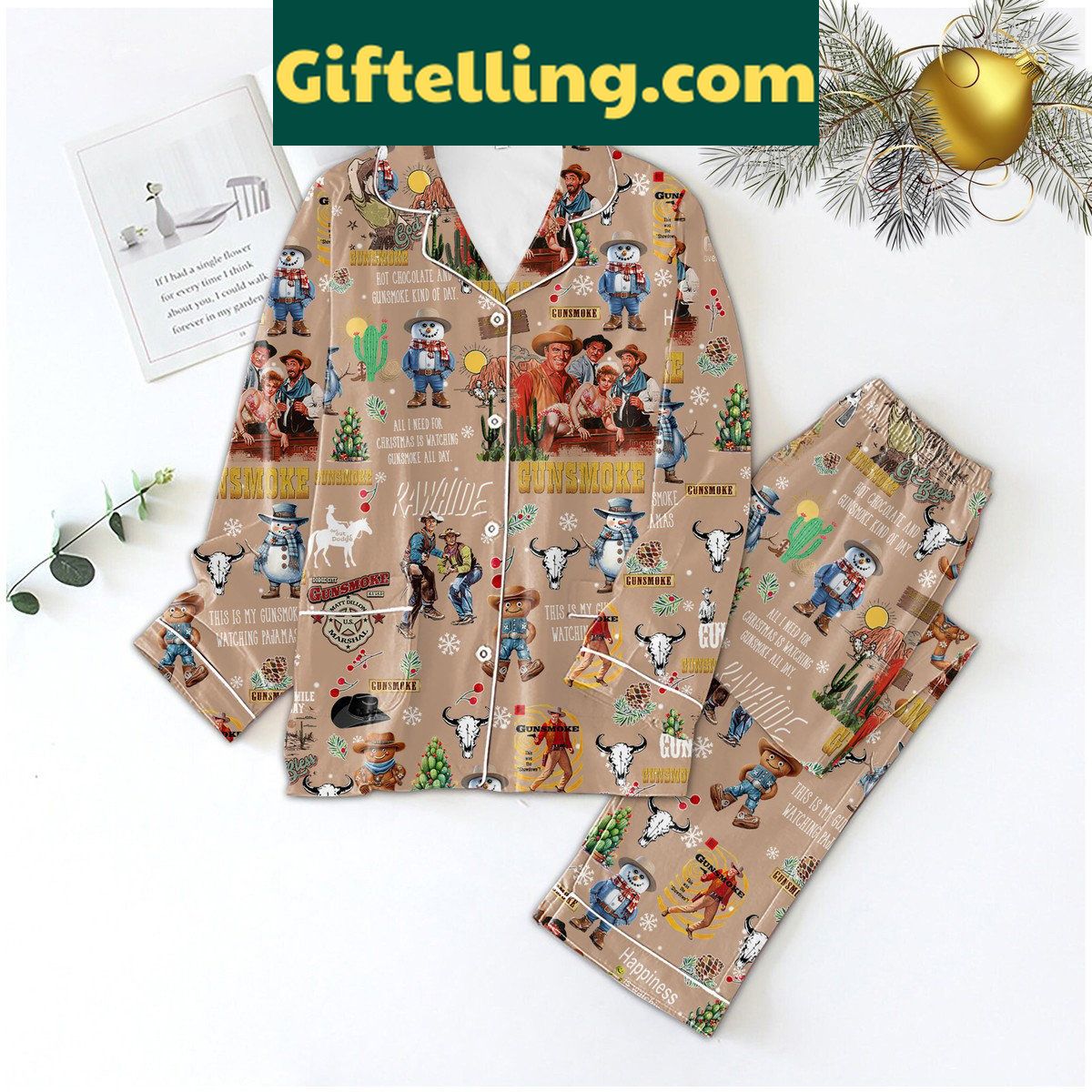 gunsmoke-hot-chocolate-kind-of-day-pajamas-set-for-cozy-mornings-1 Gunsmoke Hot Chocolate and Kind Of Day Pajamas Set