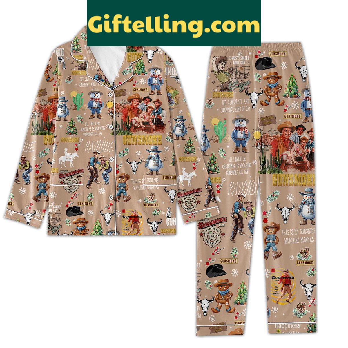 gunsmoke-hot-chocolate-kind-of-day-pajamas-set-for-cozy-mornings-2 Gunsmoke Hot Chocolate and Kind Of Day Pajamas Set