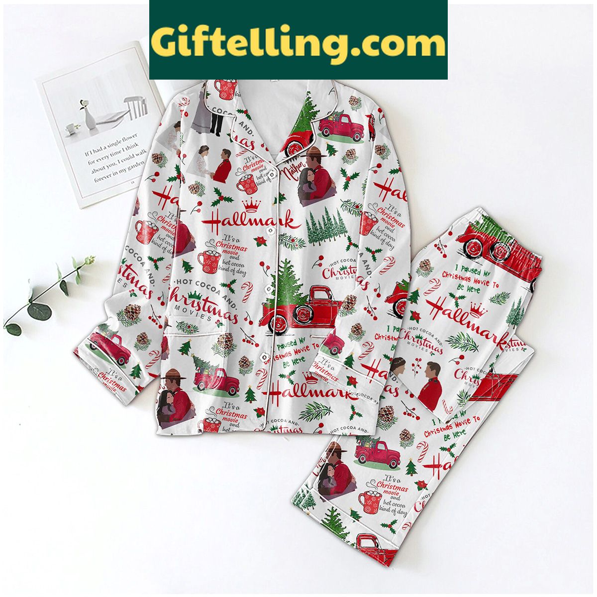 hallmark-christmas-movie-hot-chocolate-pajamas-set-for-cozy-nights-2 Hallmark Christmas Movie & Hot Chocolate Pajamas Set