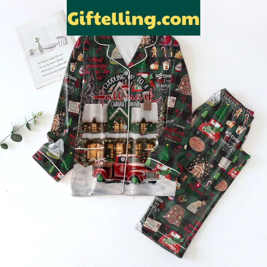 Mistletoe Diner Hallmark Christmas Movies Pajamas Set