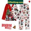 Halloween Horror Movies Merry 2024 Christmas Polyester Pajamas Set