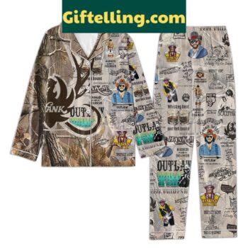 Hank Williams Jr Whiskey Bent And Hell Bound Pajamas Set