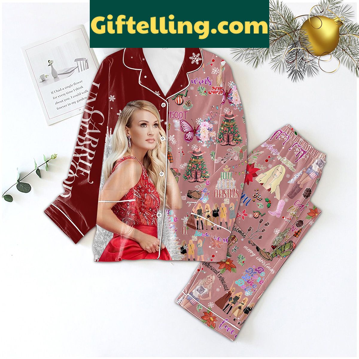 have-a-holly-dolly-christmas-pajamas-set-by-carrie-underwood-1 Carrie Underwood Have A Holly Dolly Christmas Pajamas Set