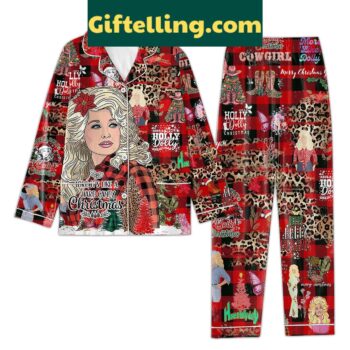 Have a Holly Dolly Christmas Pajamas Set