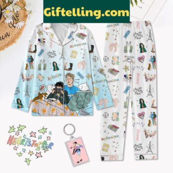 Heartstopper Why Are We Like This Christmas Blue Polyester Pajamas Set