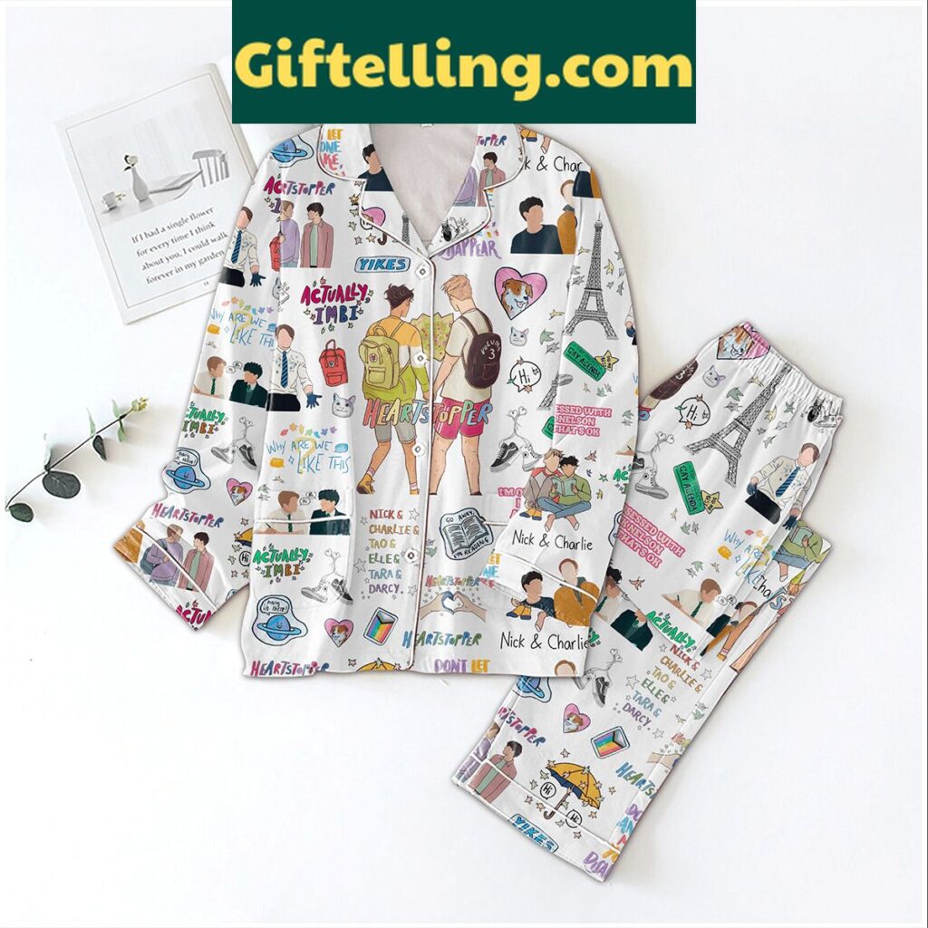 Heartstopper Nick Nelson Why Are We Like This Pajamas Set