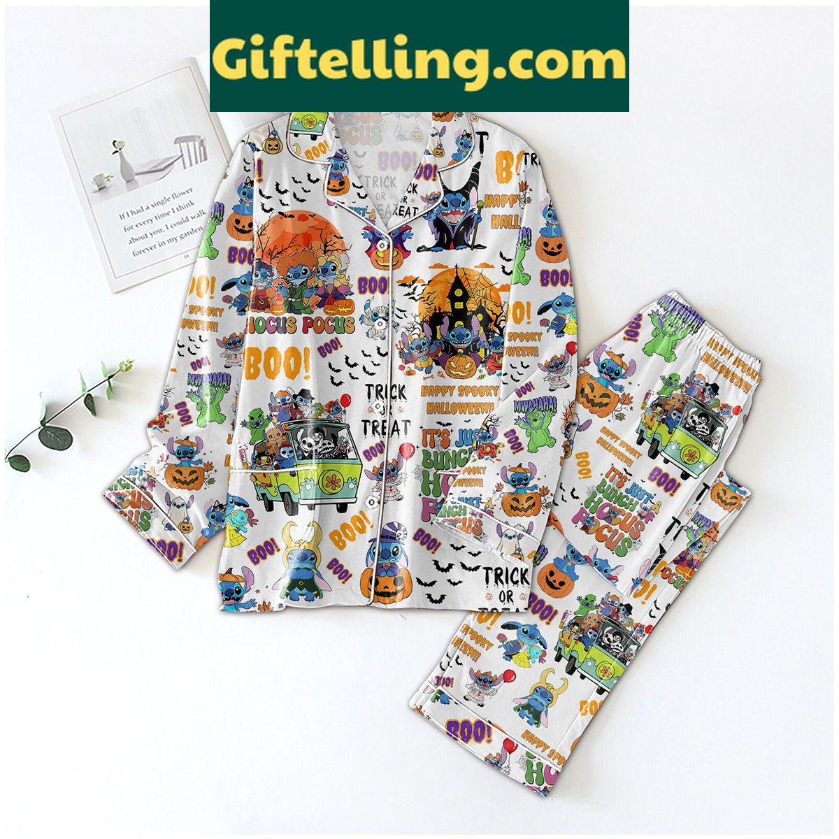 hocus-pocus-happy-spooky-halloween-pajamas-set-magical-sleepwear-for-the-whole-family-1 Hocus Pocus Happy Spooky Halloween Pajamas Set with the Sanderson sisters