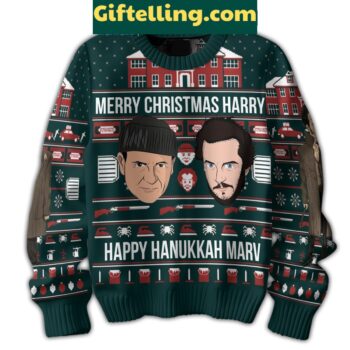 Home Alone Happy Hanukkah Marv Ugly Sweater