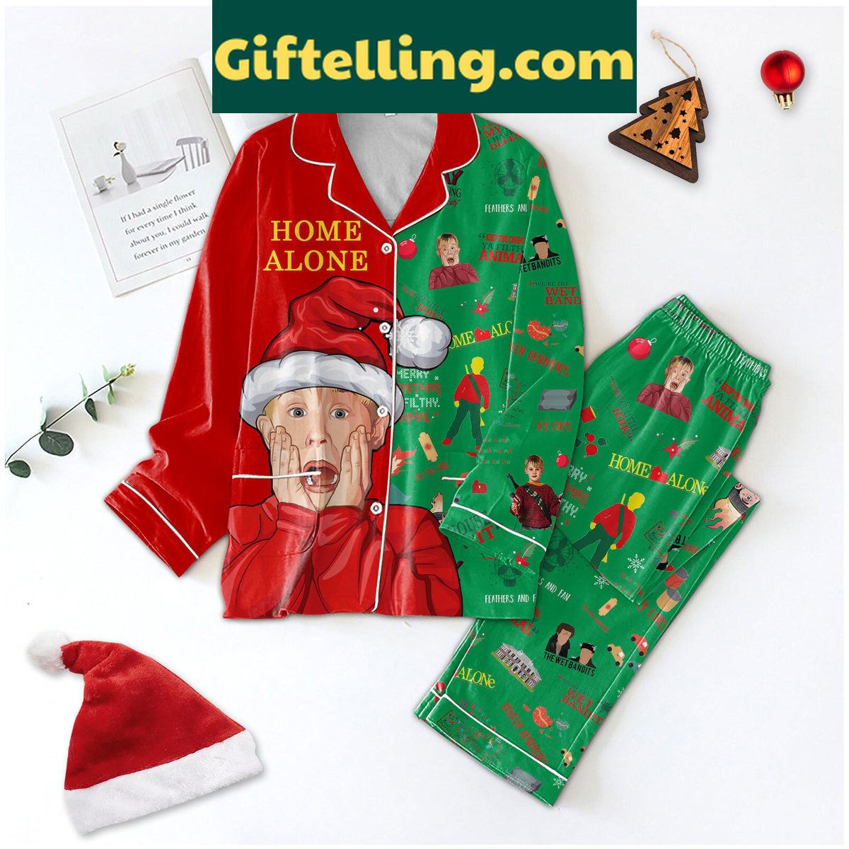 home-alone-merry-christmas-ya-filthy-animal-pajamas-set-for-holiday-fun-2 Home Alone Merry Christmas Ya Filthy Animal Pajamas Set