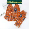 Houston Astros baseball team pajamas set for men and women