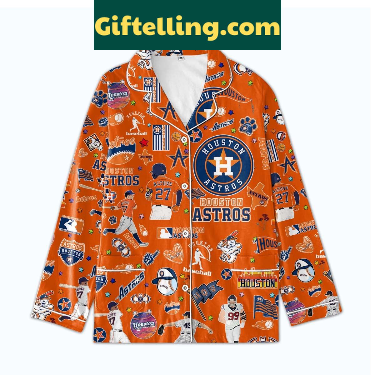 houston-astros-baseball-new-styles-pajamas-set-cozy-sleepwear-for-fans-3 Houston Astros baseball team pajamas set for men and women