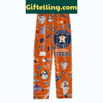 Houston Astros baseball team pajamas set for men and women