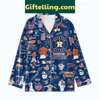 Houston Astros Ready 2 Reign Blue Pajamas Set