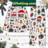 I Willie Love Christmas Pajamas Set for Cozy Winter Nights
