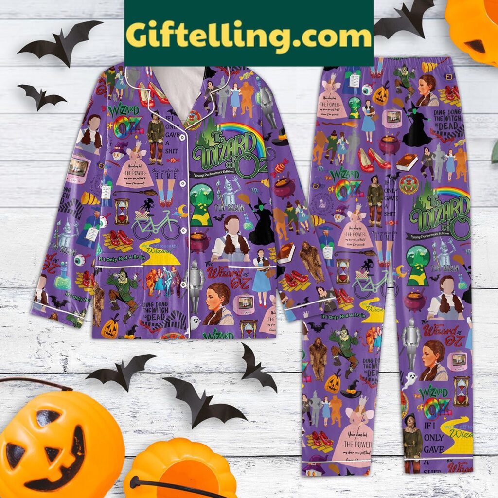 Wizard of Oz If I Only Gave A Shit pajamas set for adults