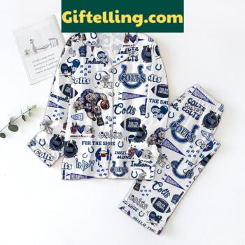 Indianapolis Colts Build The Monster Pajamas Set for kids