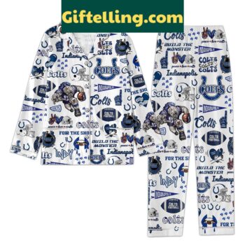 Indianapolis Colts Build The Monster Pajamas Set for kids