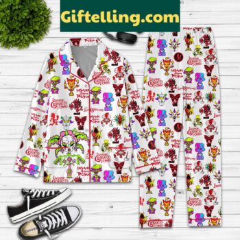 Insane Clown Posse in Fire Polyester Pajamas Set
