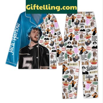 Jack Harlow Popping Polyester Pajamas Set