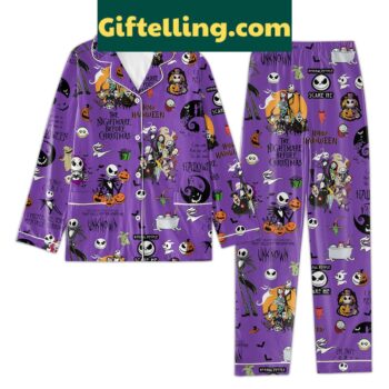 Jack Skellington Happy Halloween The Nightmare Before Christmas Pajamas Set