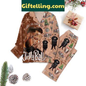 Jelly Roll All I Want For Christmas Pajamas Set