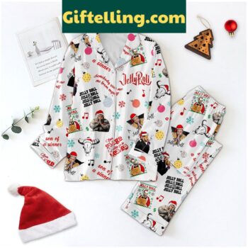 Jelly Roll Even Savage Bitches Go To Heaven Pajamas Set - music-inspired sleepwear for women and men