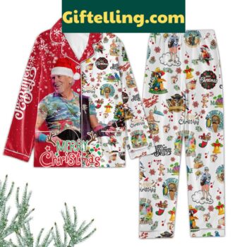 Jimmy Buffett Merry Christmas Polyester Pajamas Set