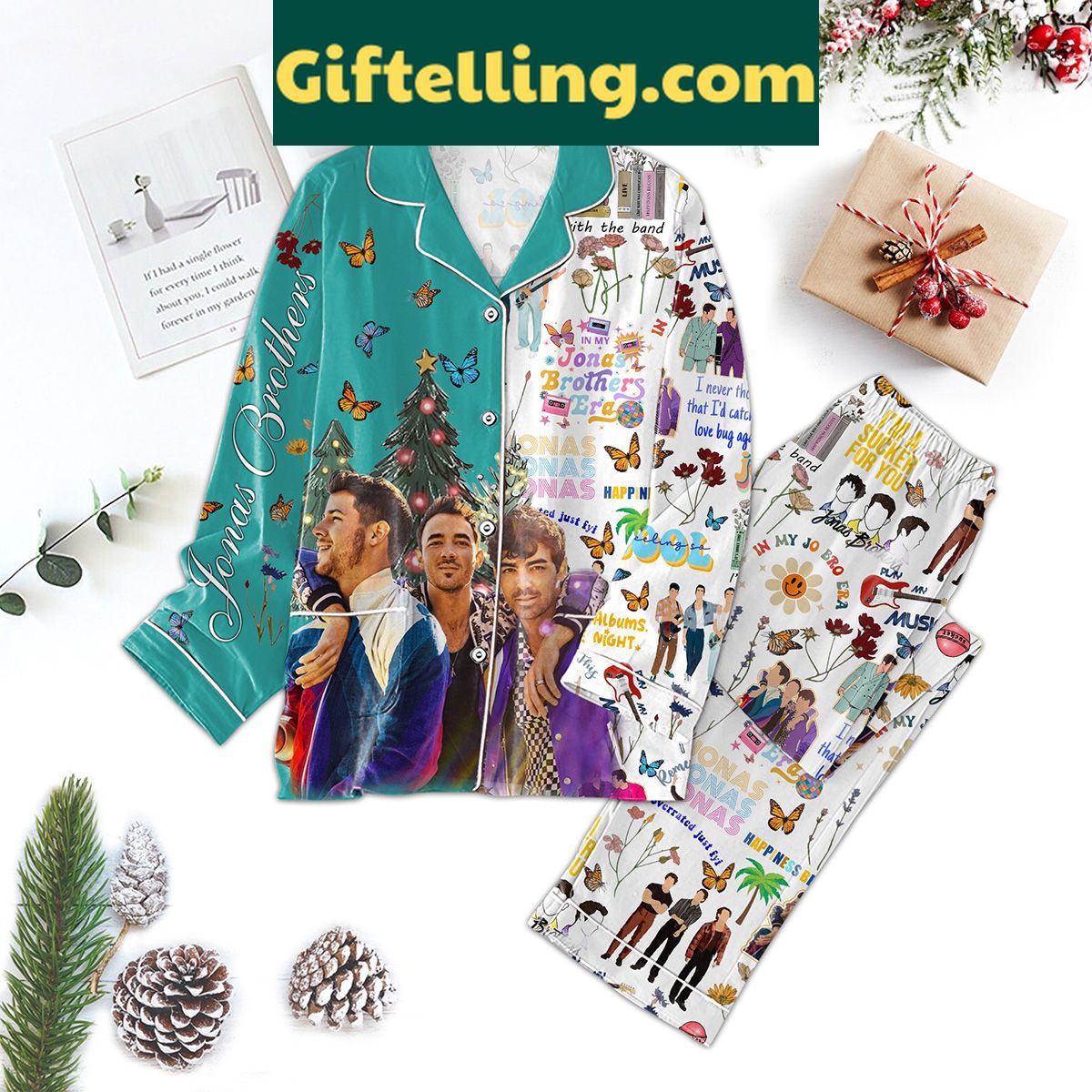 jonas-brothers-in-my-jo-bro-era-pajamas-set-for-fans-2 Jonas Brothers In My Jo Bro Era Pajamas Set