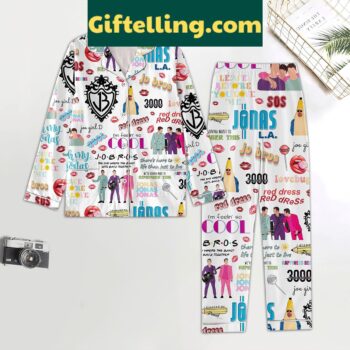 Jonas Brothers Red So Cool Polyester Pajamas Set