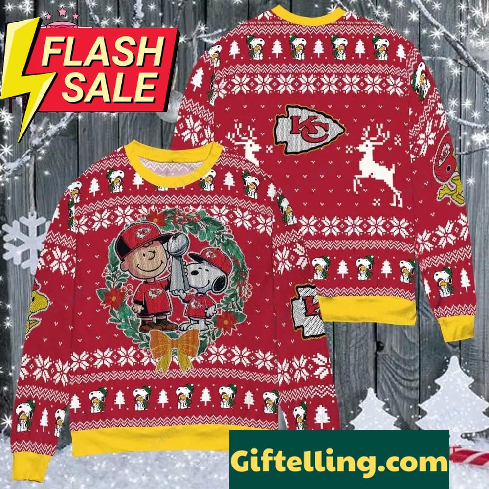 Kansas City Chiefs NFL Snoopy product image showing design and team colors