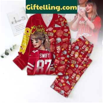Kansas City Chiefs x Taylor Swift In My Chiefs Era Pajamas Set