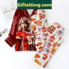 Kansas City Chiefs Taylor Swift Polyester Pajamas Set