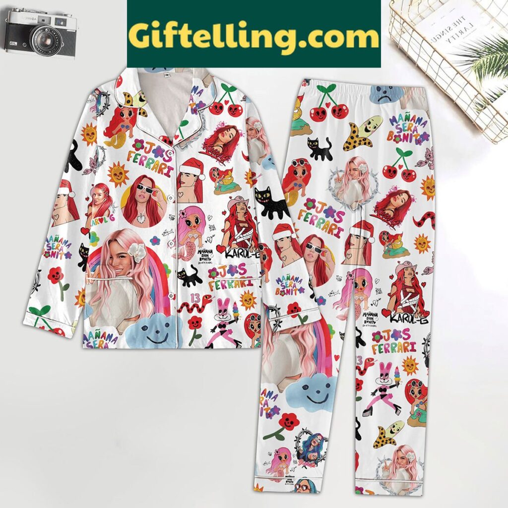 Karol G Ferrari Bonito Polyester Pajamas Set
