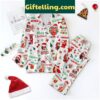 Karol G Inspired Feliz Navidad Bichota Christmas Mermaid Silk Pajamas Set