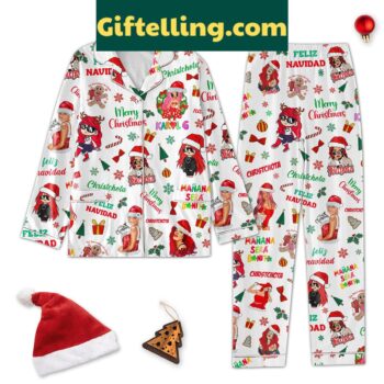 Karol G Inspired Feliz Navidad product image showing design and team colors