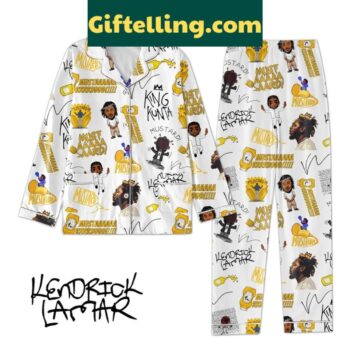 Kendrick Lamar Not Like Us Mustard Not Enough Polyester Pajamas Set